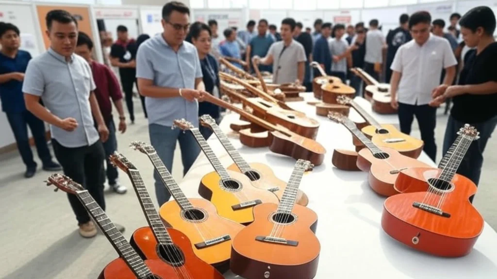 Gitar Buatan Indonesia Banjir Perhatian di Sound Messe Osaka 2025